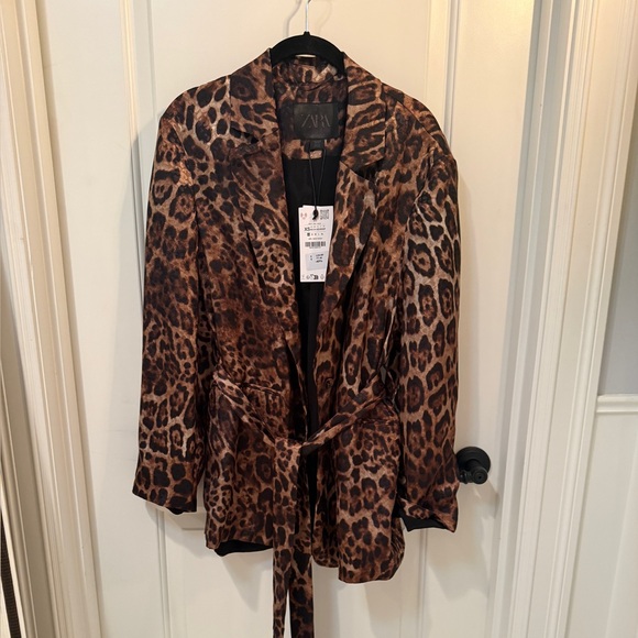 Zara Leopard Print Blazer - Picture 5 of 6